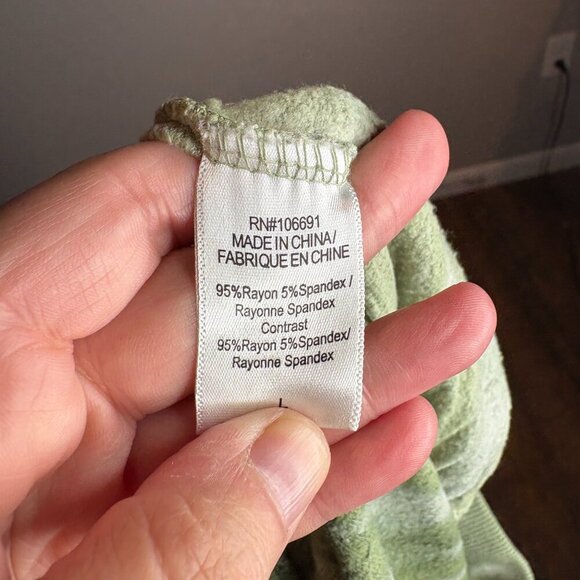 YOUNG, FABULOUS & BROKE Juliette Joggers Green Ombré - Picture 6 of 6